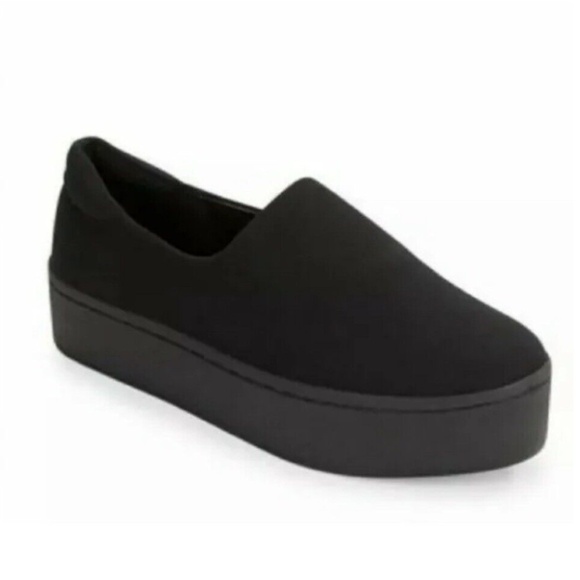 Karl Lagerfeld Paris Vienne 2 Platform Sneakers Womens Size 8.5 Black Slip On - Picture 9 of 9